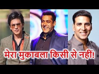 Video herunterladen: Shahrukh Khan का कहना, Salman Khan और Akshay Kumar के साथ मेरा कोई Competition नहीं