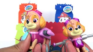 Paw Patrol Party Favor Bags with Toy Surprises like Playdoh Eggs; Tsum Tsum, Mashems / TUYC