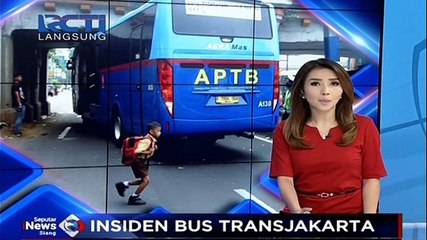 Bus TransJakarta Nyangkut di Terowongan Matraman, Lalin Macet Parah