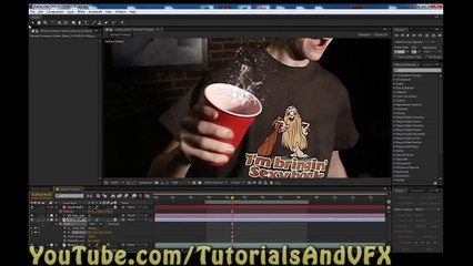 How to Stop Time with 3D Water in the Air - After Effects CS6 - Time Freeze After Effects Tutorial