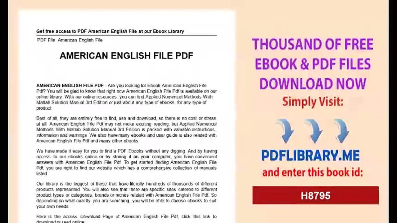 American English File