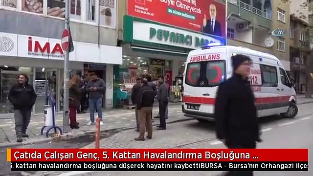 Çatıda Çalışan Genç, 5. Kattan Havalandırma Boşluğuna Düşerek Hayatını Kaybetti
