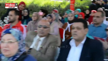 رئيس جامعة أسيوط يتقدم مسيرة طلابية بفعاليات افتتاح الدورة الكشفية الـ 37