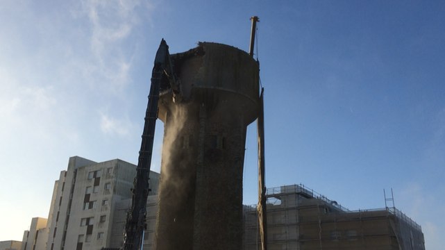 Démolition du Château d’eau rue de l’Aulne