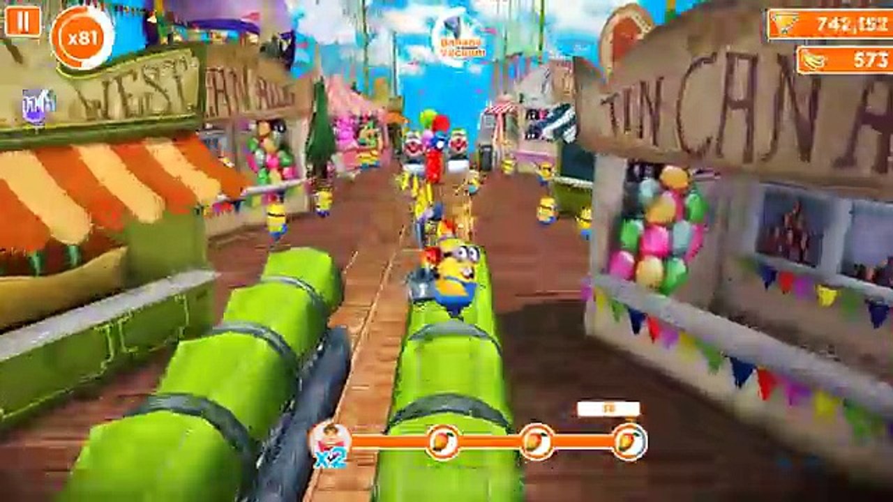 Despicable Me 2 - Minion Rush : Bee-Doo Minion Vs All Bosses ! Kids Games