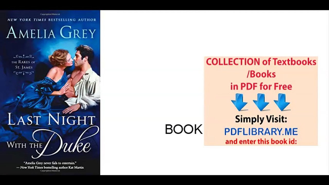 [PDF] Last Night with the Duke The Rakes of St James [D0WNL04D]