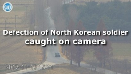 Defection of North Korean soldier caught on camera