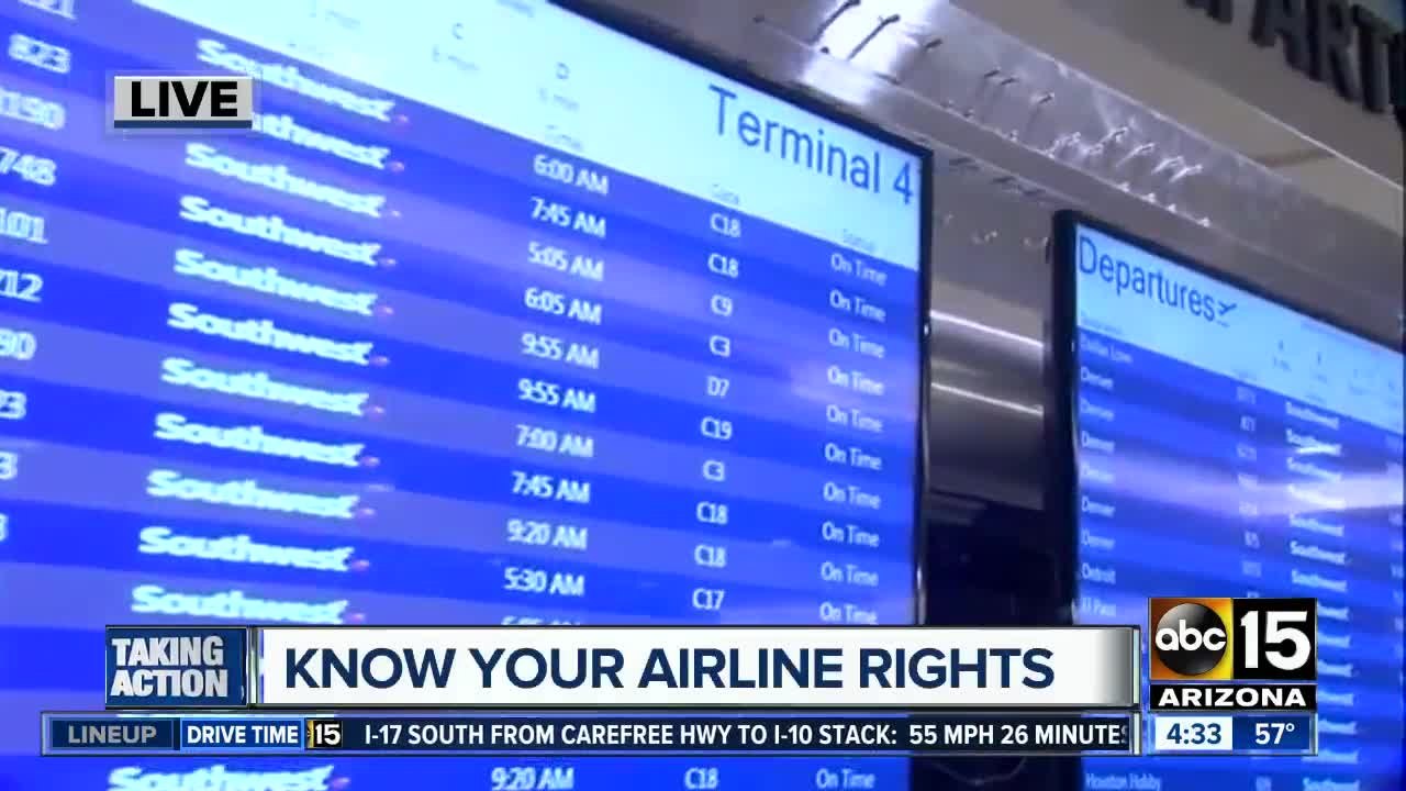 Know your rights if your flight is delayed or canceled