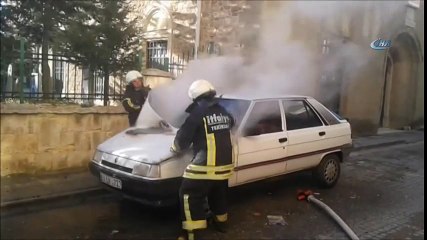 LPG’li Otomobil Alev Aldı