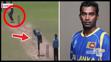 இதுக்கு பேரு பேட்டிங்கா.. ஸ்டம்ப்புக்கு பின்னாடி சென்று பேட் செய்த இலங்கை வீரர்!- வீடியோ