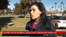 Toynağı Yerine Ayağına 'İnşaat Çivisi' Çakılan Ata Yardım Eli