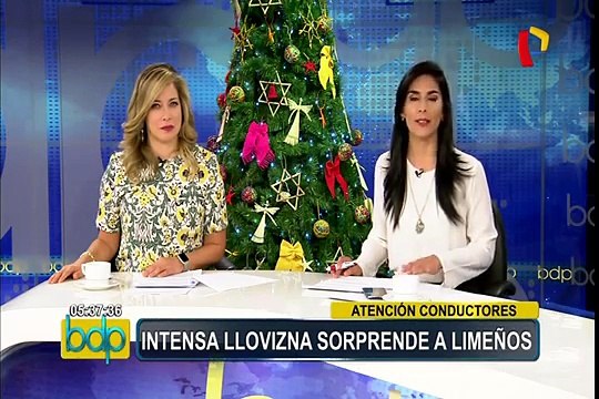 Atención conductores: intensa llovizna sorprende a limeños