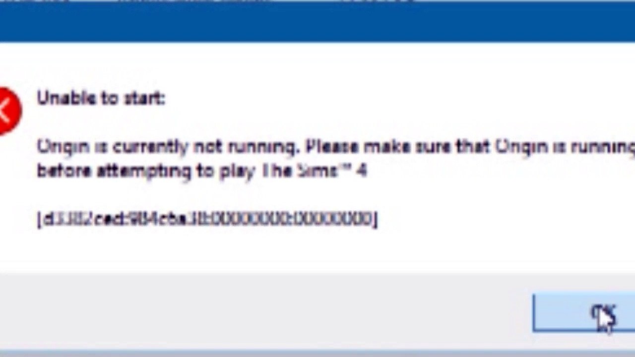 The Sims 4 FIX! "Origin is currently not running" - The Sims 4 FIX! - Physfern
