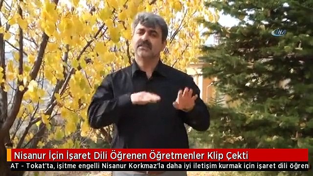 Nisanur İçin İşaret Dili Öğrenen Öğretmenler Klip Çekti
