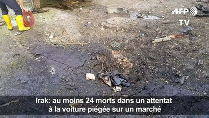 Irak: 24 morts dans un attentat sur un marché