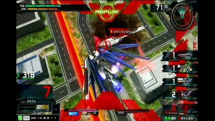 『EXVSMBON』ダスフォ、フリーダム視点『シャッフル』