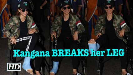 Kangana is FIERCE even after she BREAKS her LEG
