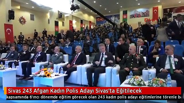 Sivas 243 Afgan Kadın Polis Adayı Sivas'ta Eğitilecek