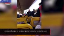 Un passager Ryanair sans carte d’embarquement se fait dégager de l’avion (Vidéo)