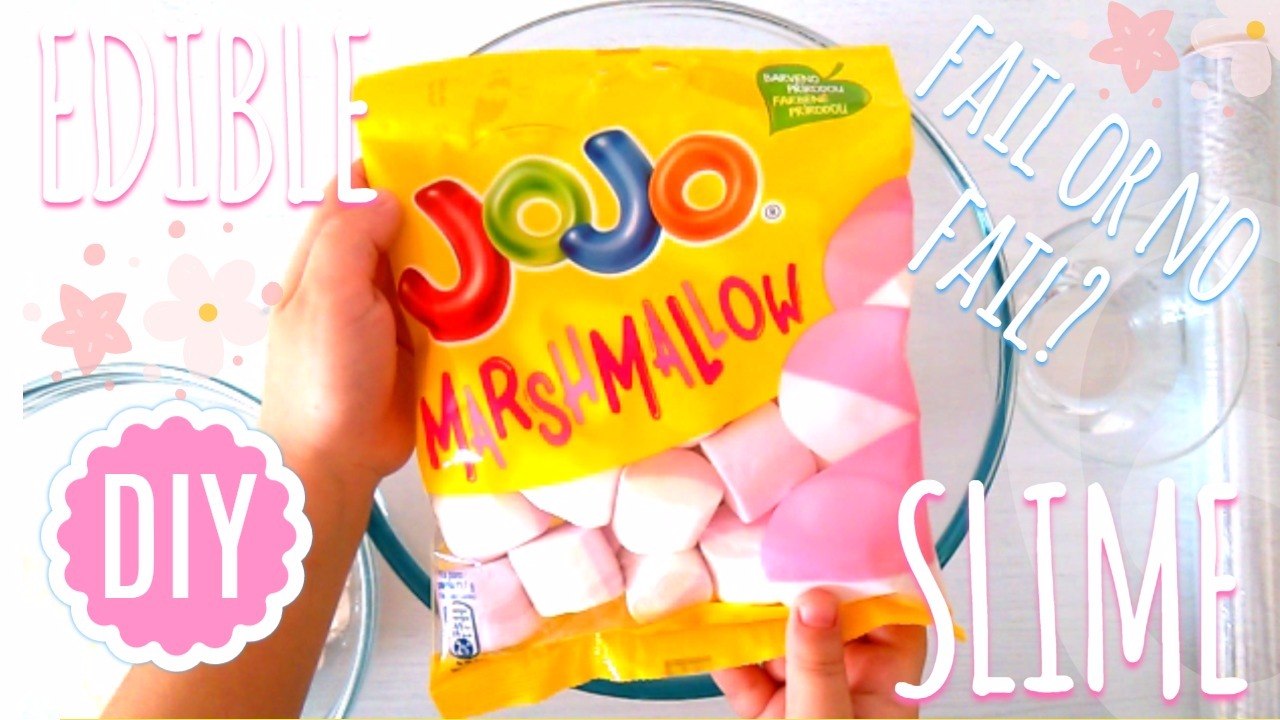 Marshmallow Edible Slime - Fail or No Fail | DIY Fun