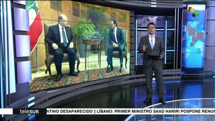 De manera pública Primer Ministro libanés señala que pospone renuncia