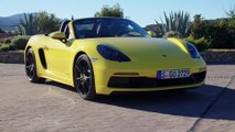 Porsche 718 Boxster GTS Design in Racing Yellow