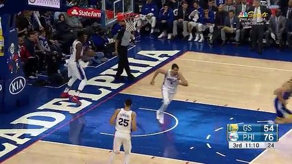 Stephen Curry with 20 Points in the 3rd Quarter, vs. Philadelphia 76ers