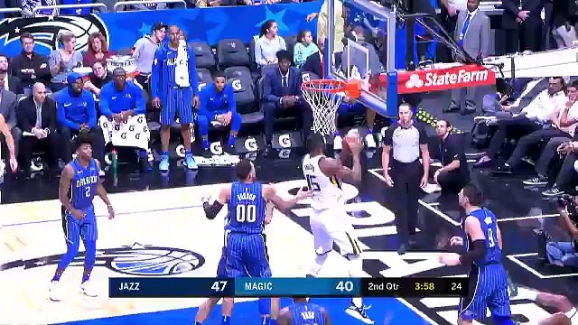 Derrick Favors, Rodney Hood Game Highlights vs. Orlando Magic