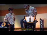 Marquez, Pedrosa review Repsol Honda's title-winning bikes
