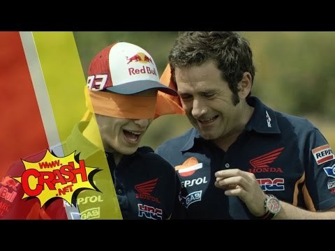 Marc Marquez takes Penalties, Blindfolded | Repsol Challenge
