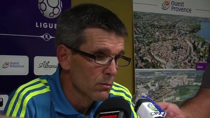 Lens s'incline à Istres : l'entraineur Lensois est déçu  (vidéo)
