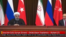 Soçi'de Üçlü Suriye Zirvesi - Ortak Basın Toplantısı - Ruhani (1)