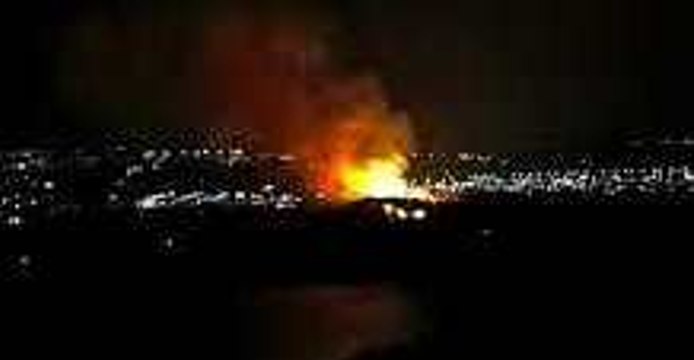 Drone Footage Captures Gas Line Fire Near Lake Orion