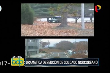 Difunden dramático video de deserción de un soldado norcoreano