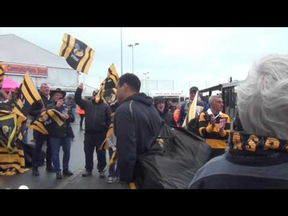 Wasps fans welcome team for Prem SF