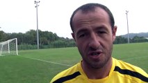 Mathias Lozano entraineur de la réserve du FC Martigues