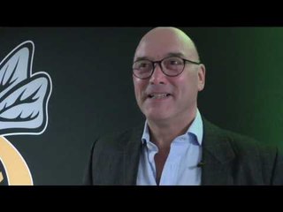 EMC dinner in the changing rooms