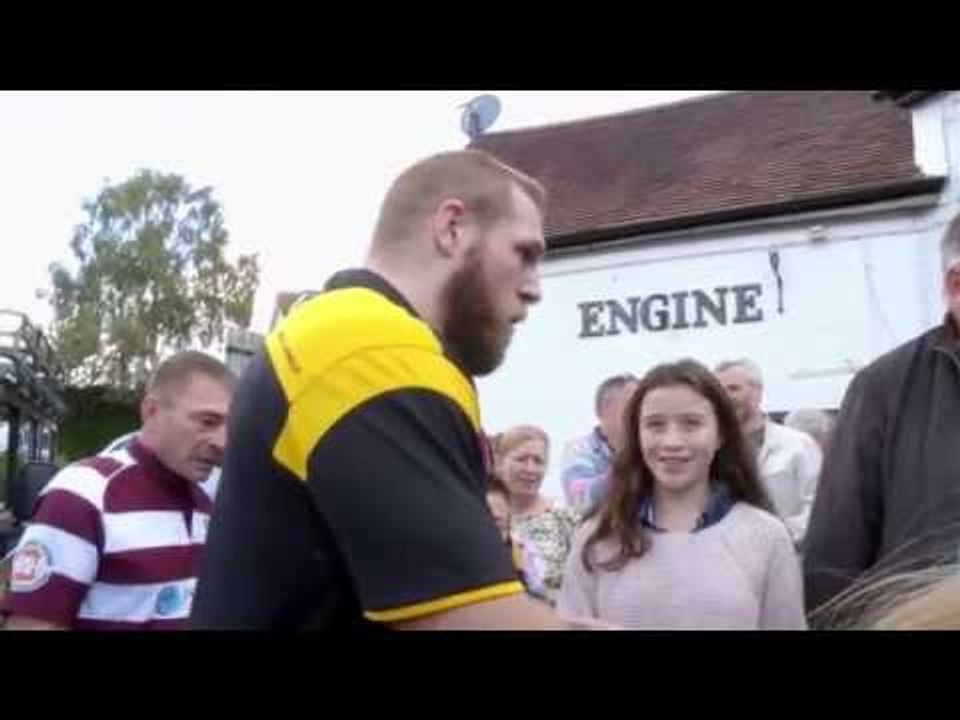 James Haskell and Joe Launchbury meet Wasps fans at The Engine