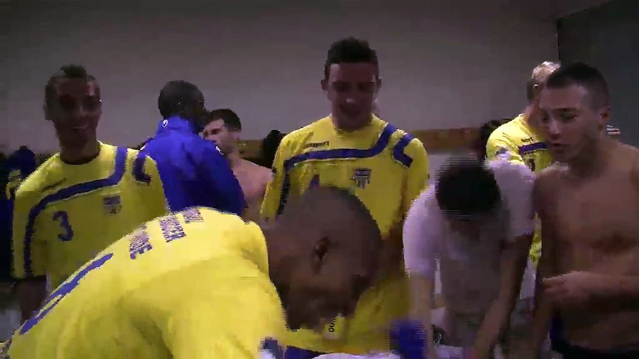 La joie dans les vestiaires de Marignane hier soir