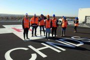 VIDEO. Visite du chantier du centre hospitalier Nord-Deux-Sèvres à Faye-l'Abbesse