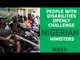 People with disabilities challenge Nigerian ministers