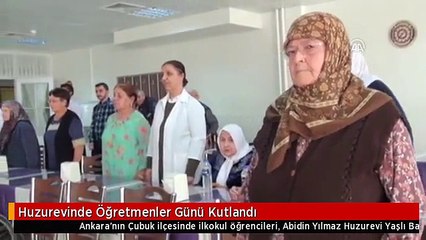 Huzurevinde Öğretmenler Günü Kutlandı