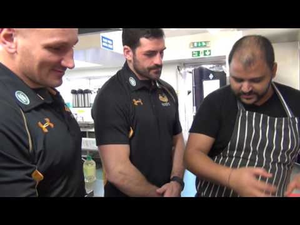 Wasps' Wade, Masi and Festuccia cook Christmas lunch!
