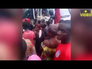 Agogo residents protesting actions of Fulani herdsmen