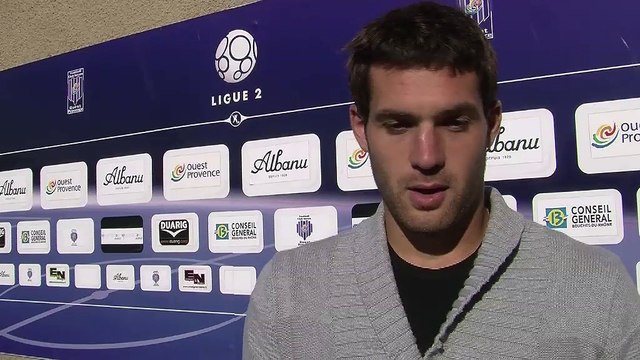 Denis Petric le portier Istréen avant la rencontre face à Clermont