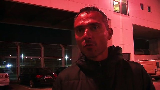 L'entraineur du FC Martigues Jérôme Erceau à l'issue de la rencontre à Nîmes