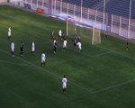 L'unique but de la rencontre Istres - FC martigues inscrit par Tardieu