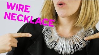 DIY Wire necklace - best Halloween ideas