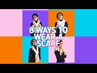 8 new ways to tie a scarf