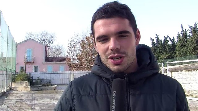 Le milieu de terrain du FC Martigues Aléxis Lafon qui évoque son retour à Créteil